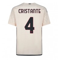 Fotbalové Dres AS Roma Bryan Cristante #4 Venkovní 2023-24 Krátký Rukáv